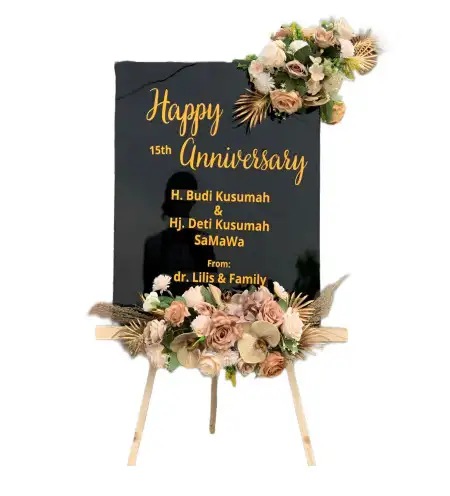 Papan Bunga Akrilik Klandaran