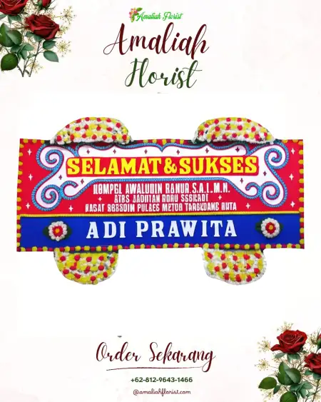 Papan Bunga Ucapan Selamat Klandaran